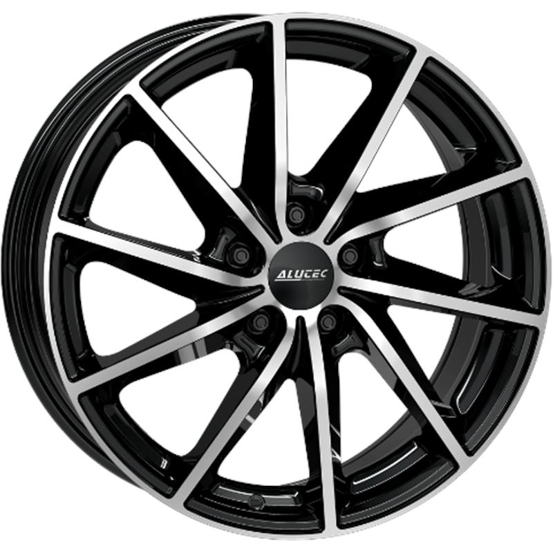 Cerchio AT Singa Diamant Schwarz Frontpoliert 5 fori 15\" 6X15 ET38 5x100