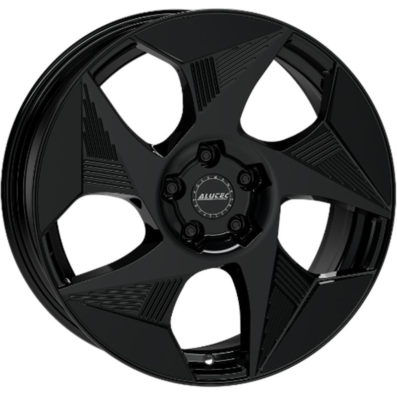 Cerchio ALUTEC Solar Diamant Schwarz 5 fori 19\" 8X19 ET36 5x112