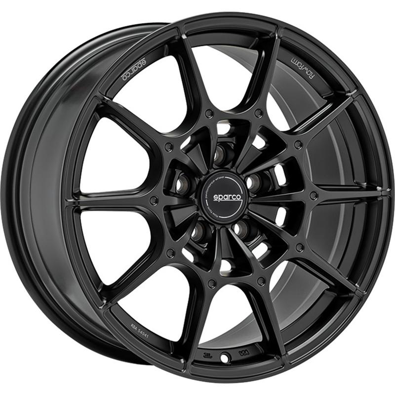 Cerchio SPARCO Sparco Ff2 Matt Black 5 fori 18\" 8X18 ET35 5x112