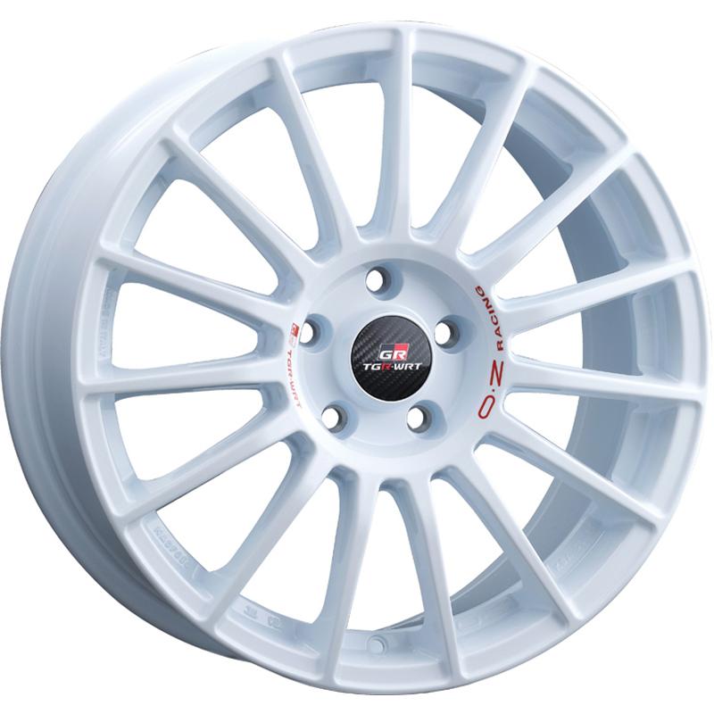 Cerchio OZ RACING Superturismo TgR-Wrt Race White Red Lettering 5 fori 18\" 8X18 ET45 5x114.3