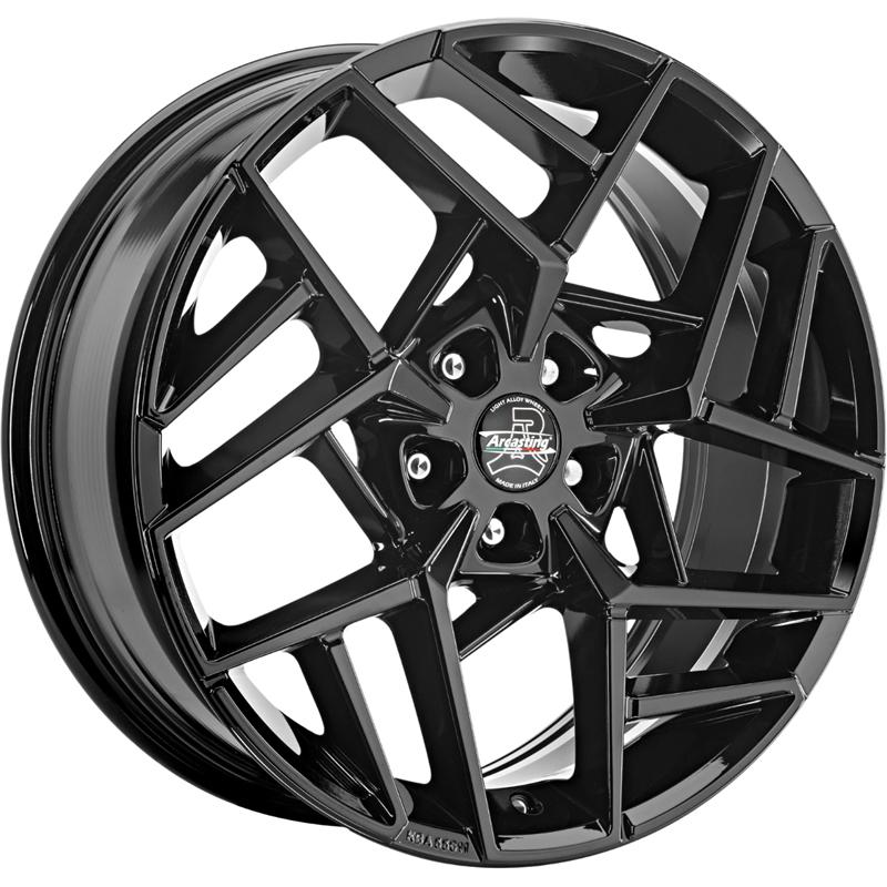 Cerchio ARCASTING Nora Glossy Black 5 fori 19\" 8X19 ET43 5x112