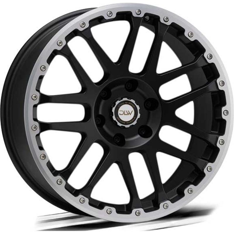 Cerchio ETA BETA Combat cv Matt Black Lip cap Polish 5 fori 17\" 7X17 ET40 5x108