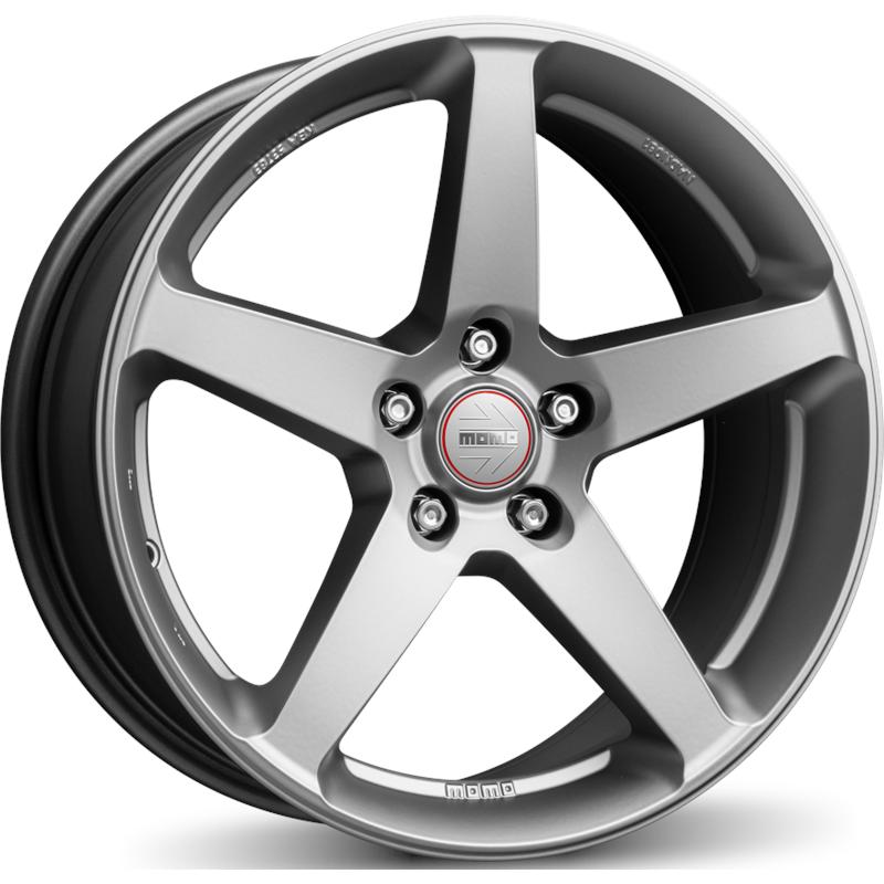 Cerchio MOMO WHEELS Five Titan Silver Opaco 5 fori 17\" 7X17 ET40 5x114.3