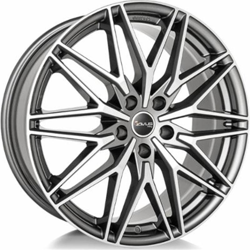 Cerchi in Lega AVUS AC-Mb6 Antracite Diamantato 5 fori 19\" 8X19 ET50 5x112