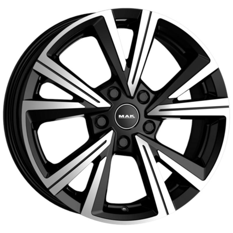 Cerchio MAK Qvarz Black Mirror 5 fori 18\" 8X18 ET40 5x112