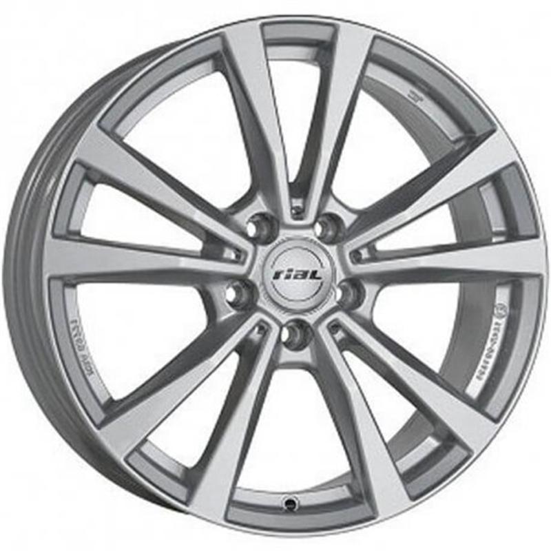 Cerchio RIAL M12 Polar Silber 5 fori 17\" 7.5X17 ET45 5x112
