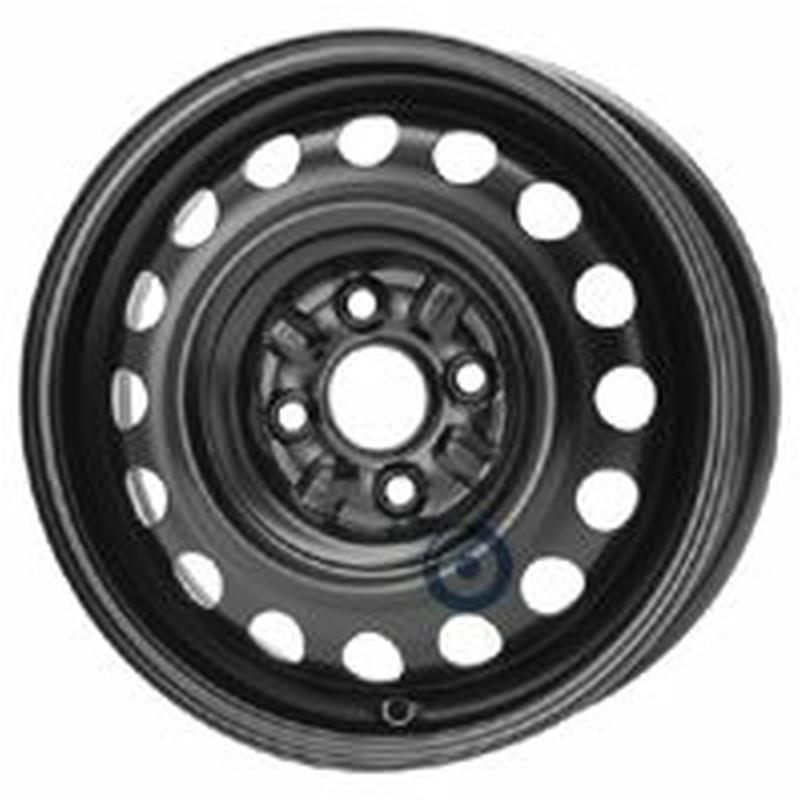 Cerchi in Lega DEDICO Steel Nero 4 fori 14\" 4.5X14 ET39 4x100