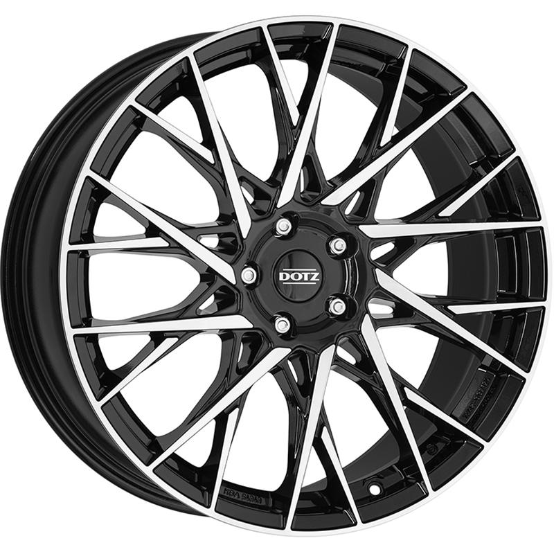 Cerchio DOTZ Fuji Black Mirror 5 fori 20\" 8X20 ET35 5x112