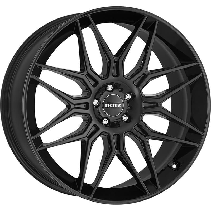 Cerchio DOTZ Longbeach Black 5 fori 20\" 10X20 ET19 5x112