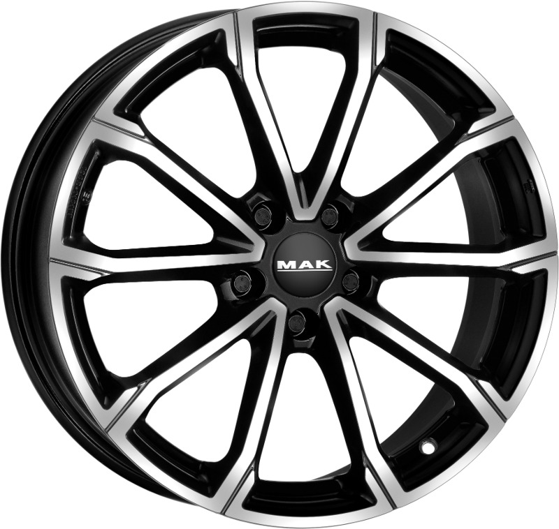 Cerchio MAK Davinci Black Mirror 5 fori 17\" 7X17 ET40 5x112