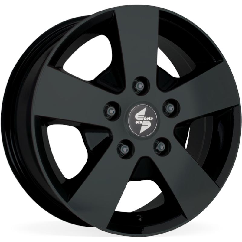 Cerchio ETA BETA Atria Matt Black 5 fori 16\" 6.5X16 ET50 5x112