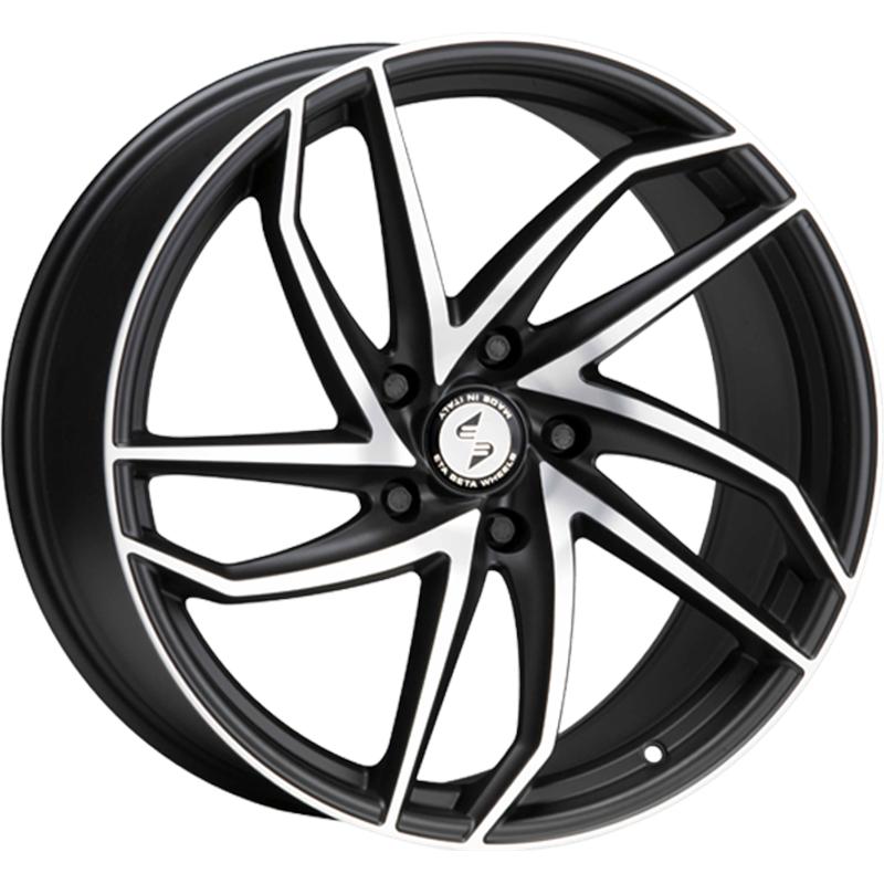 Cerchio ETA BETA Heron Matt Black Full Polish 5 fori 20\" 8.5X20 ET33 5x112