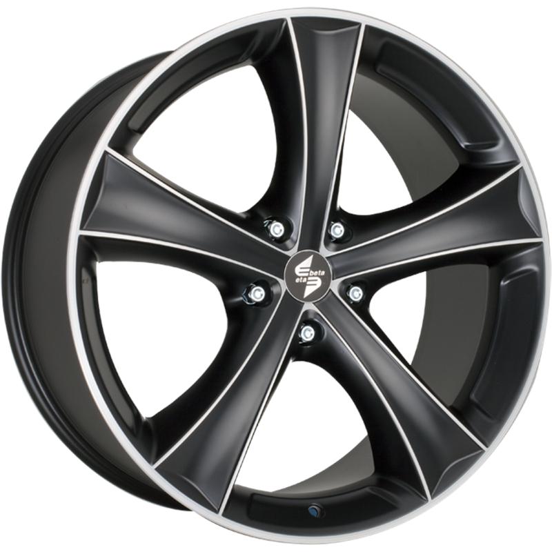 Cerchio ETA BETA Tettsut Matt Black Full Polish 5 fori 17\" 7X17 ET40 5x112