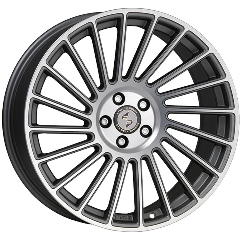 Cerchio ETA BETA VentI-R Matt Anthracite Full Polish 5 fori 19\" 8.5X19 ET35 5x112