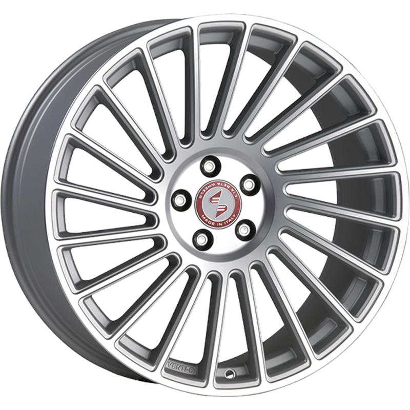 Cerchio ETA BETA VentI-R Shiny Silver Full Polish 5 fori 19\" 8.5X19 ET42 5x120