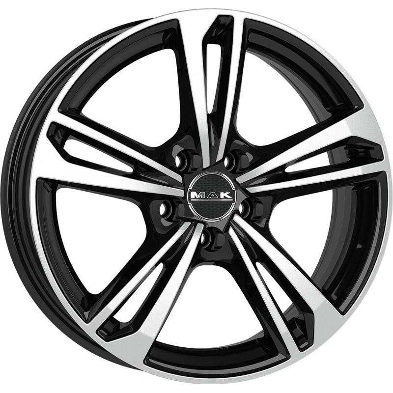 Cerchi in Lega MAK Emblema Black Mirror 4 fori 17\" 7X17 ET25 4x108