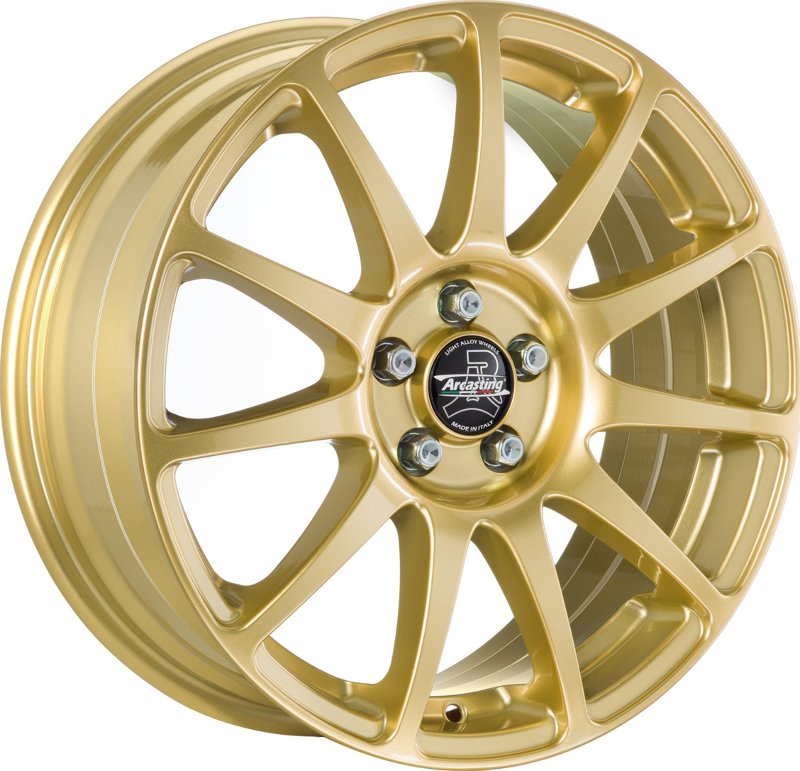 Cerchio ARCASTING Excalibur Gold 4 fori 17\" 7X17 ET40 4x100