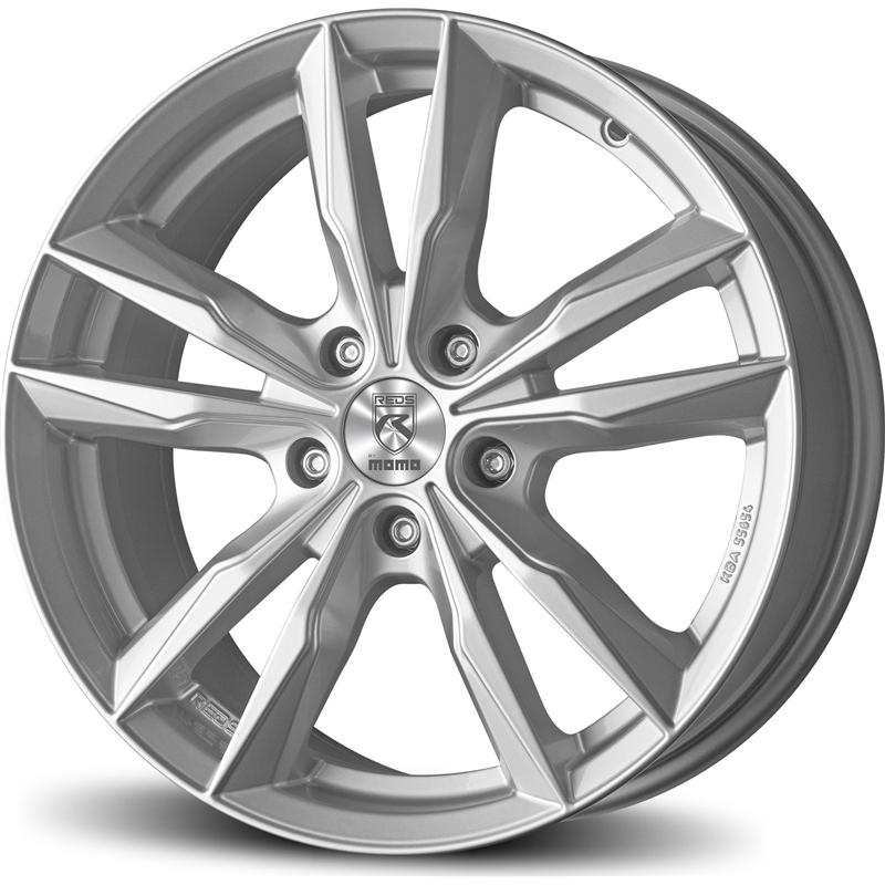 Cerchio MOMO WHEELS Reds Fast Argento Lucido 5 fori 16\" 6.5X16 ET40 5x108