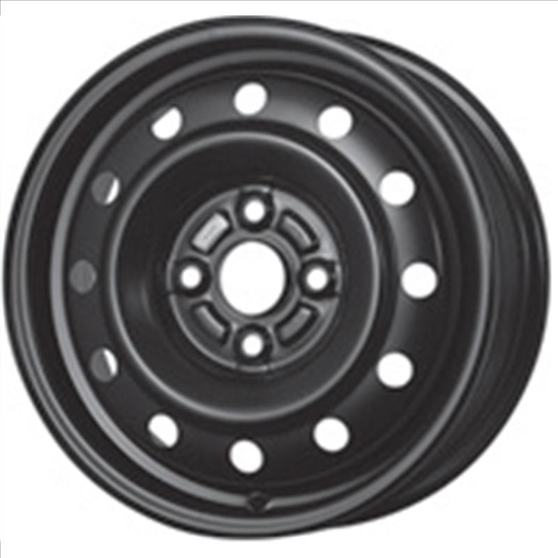 Cerchi in Lega DEDICO Steel Nero 4 fori 14\" 5X14 ET45 4x100