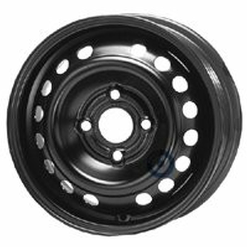Cerchi in Lega KFZ ALCAR Steel Nero 4 fori 13\" 5.5X13 ET49 4x100