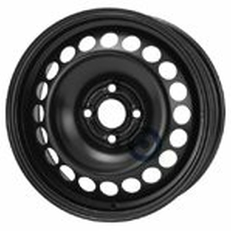 Cerchio KFZ ALCAR Steel Nero 4 fori 15\" 6X15 ET39 4x100