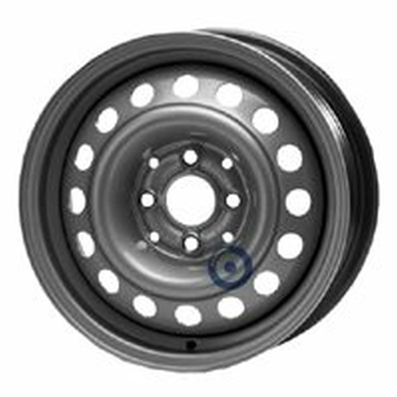 Cerchi in Lega KFZ ALCAR Steel Silver 4 fori 14\" 5.5X14 ET35 4x100