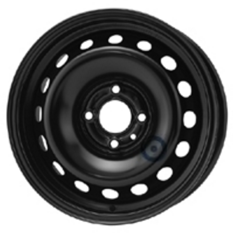 Cerchi in Lega DEDICO Steel Nero 4 fori 14\" 5.5X14 ET29 4x100