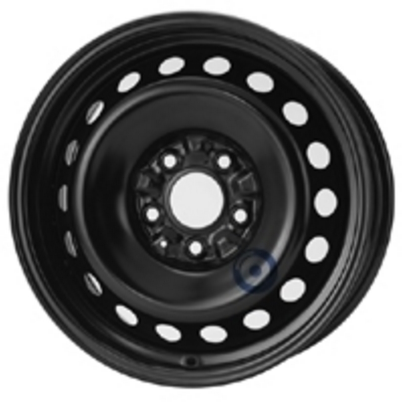 Cerchi in Lega MW GIANETTI RUOTE Steel Nero 5 fori 16\" 6.5X16 ET40 5x114.3