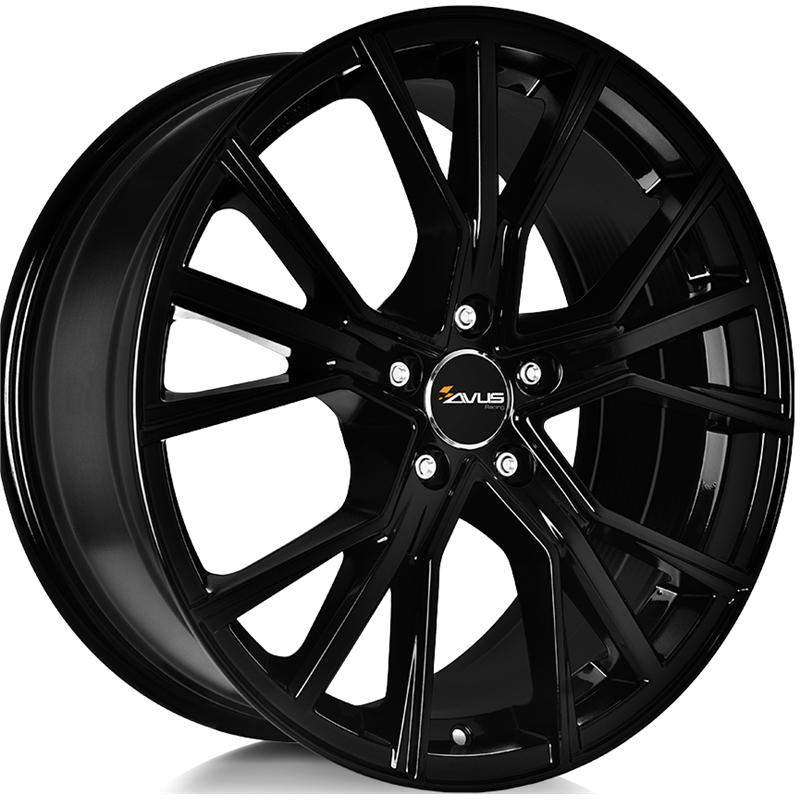 Cerchi in Lega AVUS Af18 Black 5 fori 20\" 9X20 ET40 5x112