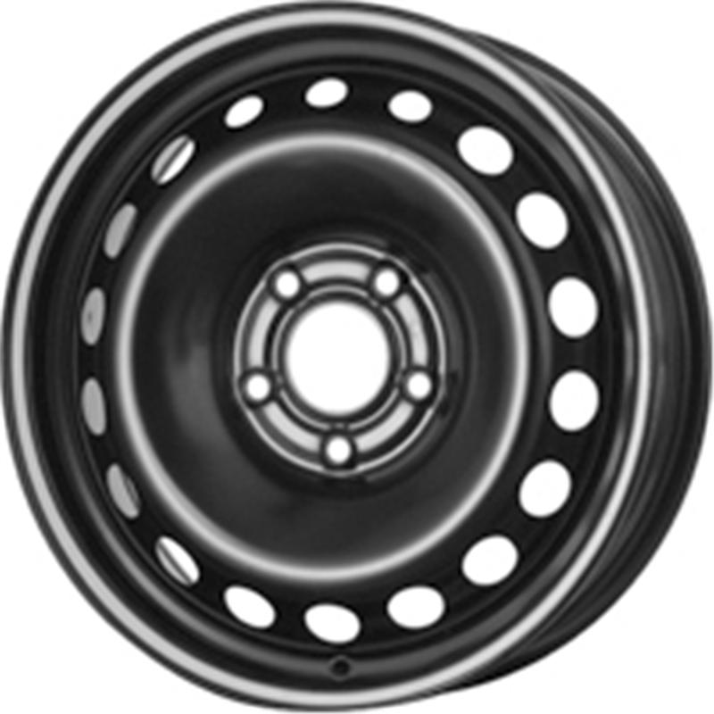 Cerchi in Lega MW GIANETTI RUOTE Steel Nero 5 fori 16\" 6.5X16 ET47 5x114.3