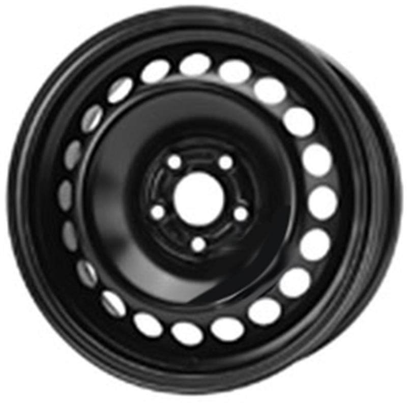Cerchi in Lega MW GIANETTI RUOTE Steel Nero 5 fori 15\" 6X15 ET29 5x100