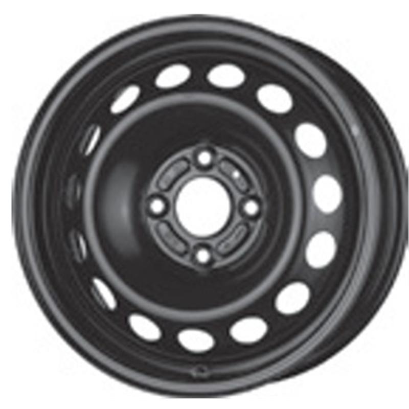Cerchi in Lega MW GIANETTI RUOTE Steel Nero 4 fori 15\" 6X15 ET37.5 4x108
