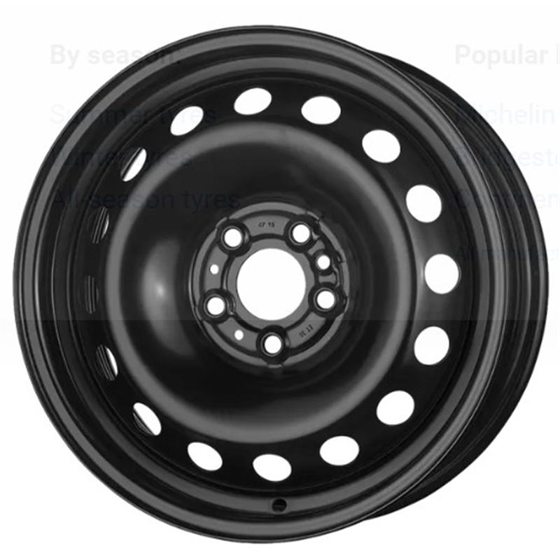 Cerchio MW GIANETTI RUOTE Steel Nero 5 fori 15\" 6X15 ET38 5x98