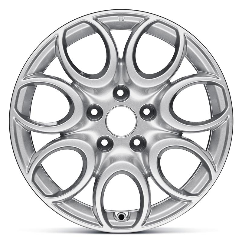 Cerchio ORIGINALE ALFA ROMEO Giulietta Oe 5 - Originali Alfa Romeo Silver 5 fori 16\" 7X16 ET41 5x110