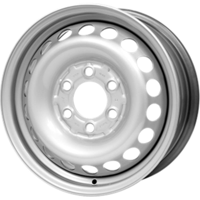 Cerchio MW GIANETTI RUOTE Steel Silver 6 fori 16\" 6.5X16 ET50 6x120