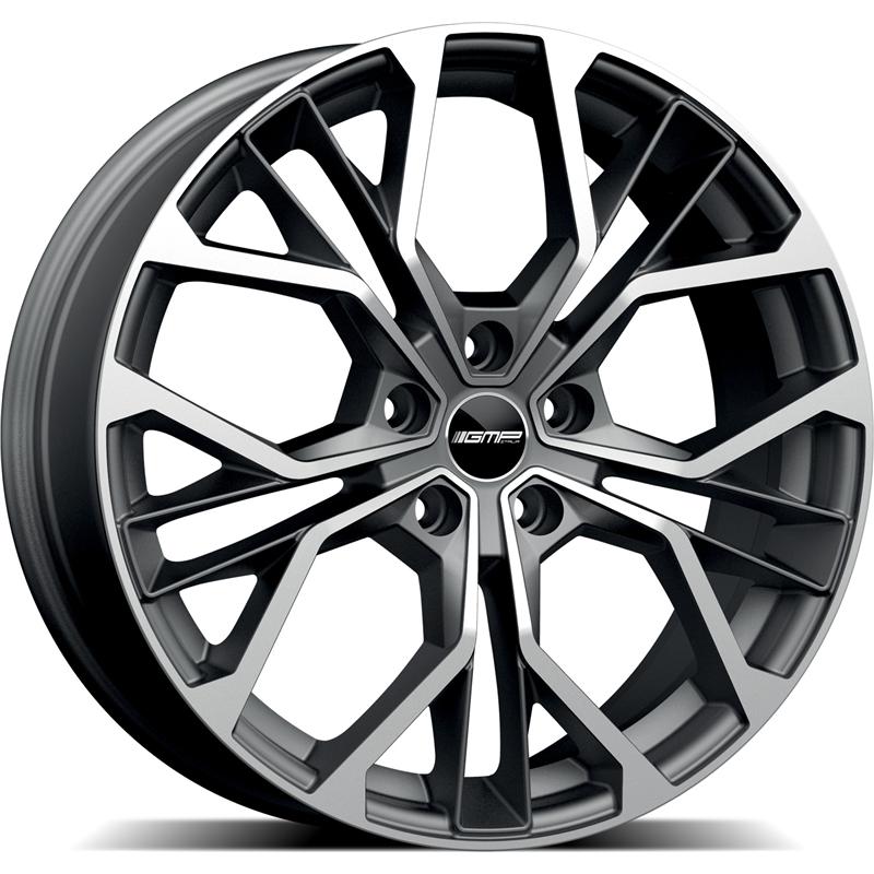 Cerchio GMP Matisse Matt Anthracite Diamond 4 fori 15\" 5.5X15 ET40 4x100