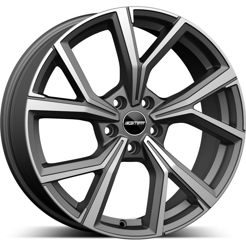 Cerchio GMP Mentor Matt Anthracite Diamond 5 fori 18\" 7.5X18 ET45 5x112