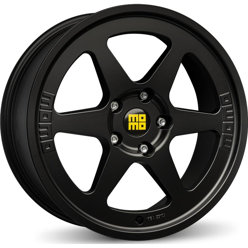 Cerchio MOMO WHEELS Heritage 6 Nero Opaco 5 fori 18\" 8X18 ET32 5x112
