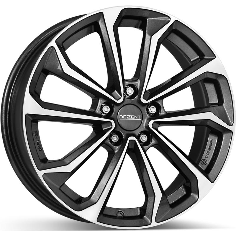 Cerchio DEZENT Ks Gun Metallic Mirror 5 fori 16\" 6.5X16 ET50 5x114.3