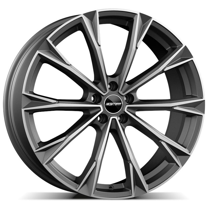 Cerchio GMP Totale Matt Anthracite Diamond 5 fori 19\" 8X19 ET43 5x112
