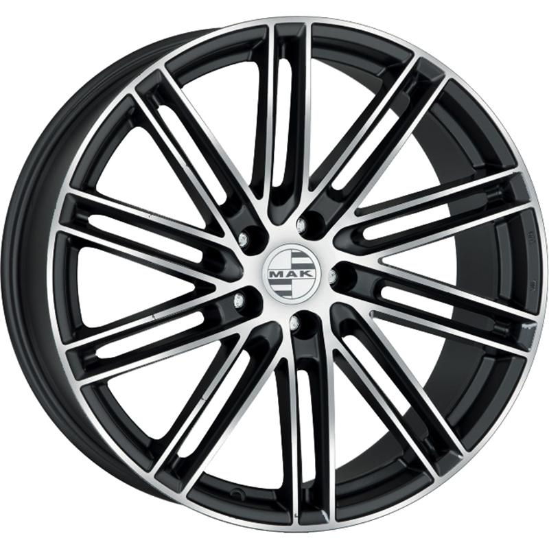 Cerchio MAK Leipzig Black Mirror 5 fori 22\" 10X22 ET48 5x130