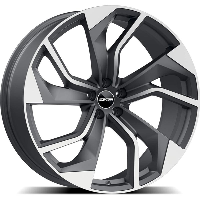 Cerchio GMP Rebel Matt Anthracite Diamond 5 fori 19\" 8.5X19 ET45 5x112