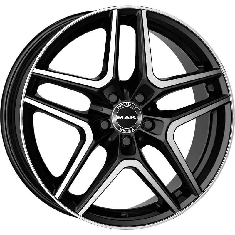 Cerchio MAK Aurum Black Mirror 5 fori 19\" 8X19 ET33 5x112