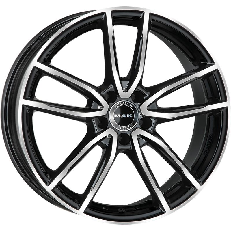 Cerchio MAK Evo Black Mirror 5 fori 21\" 10X21 ET22 5x112