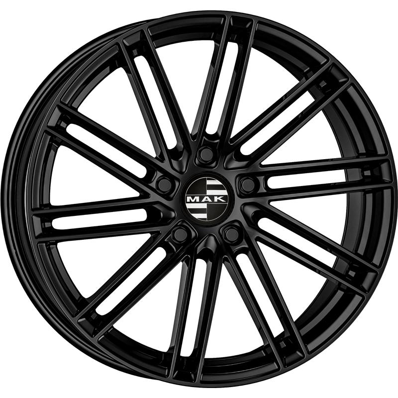 Cerchio MAK Leipzig Glossy Black 5 fori 22\" 10X22 ET48 5x130