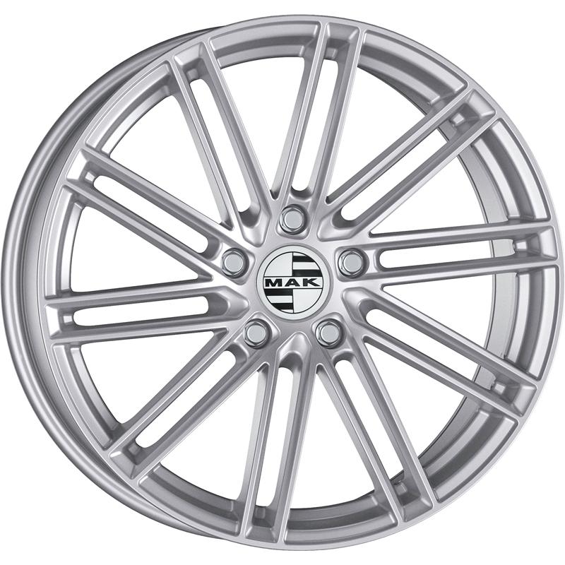 Cerchi in Lega MAK Leipzig Silver 5 fori 20\" 9.5X20 ET68 5x130