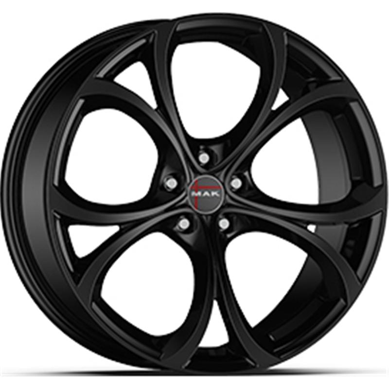 Cerchio MAK Lario Glossy Black 5 fori 18\" 8X18 ET34 5x110