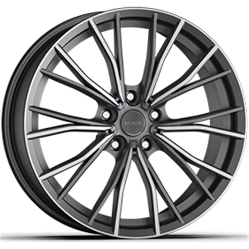 Cerchio MAK MarK-D Gun Metallic Mirror 5 fori 19\" 9.5X19 ET39 5x112