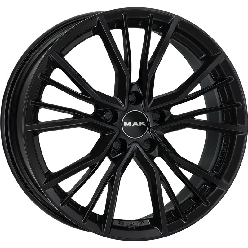 Cerchio MAK Union Glossy Black 5 fori 20\" 8.5X20 ET20 5x112