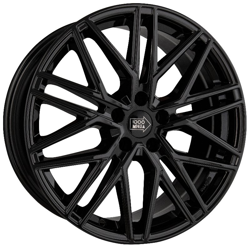 Cerchio MILLE MIGLIA Mm1023 Gloss Black 5 fori 18\" 8X18 ET45 5x112